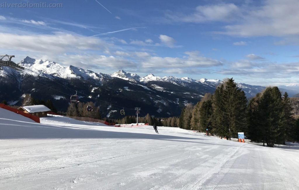 foto delle piste di bellamonte, trentino